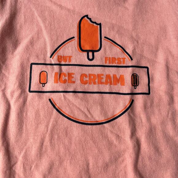 New Dot Australia Kid's Unisex Creamsicle Orange Ice Cream Graphic Tee - 6 - Picture 2 of 3